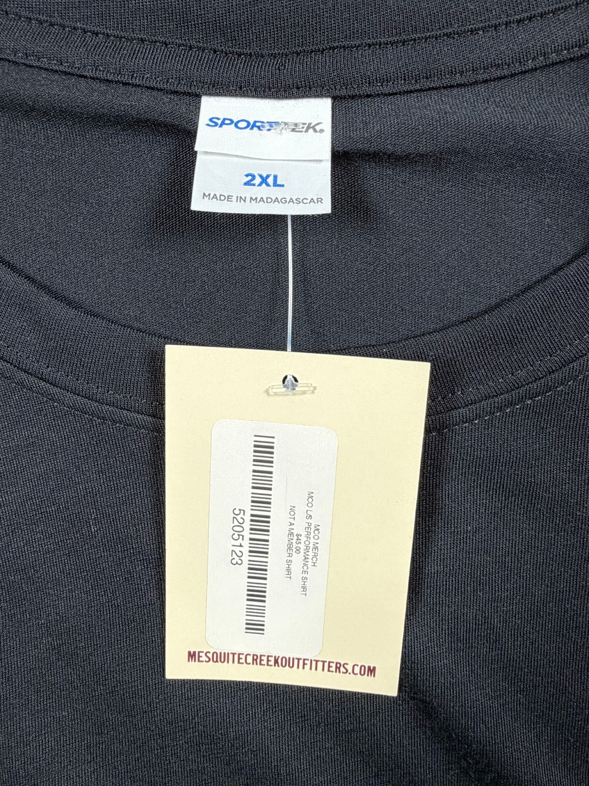 Not A Member Logo Sport-Tek ST450LS Long Sleeve Performance Shirt 2XL NWT gallery