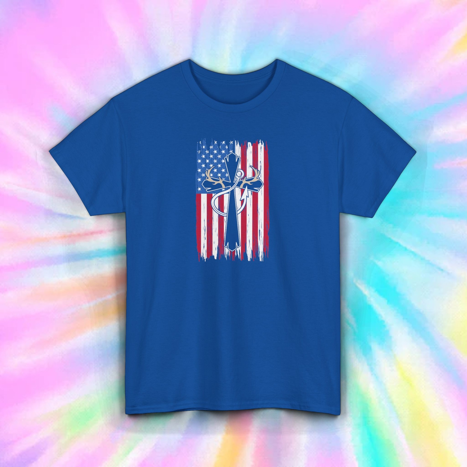 American Flag Bowhunting Shirt Patriotic Hunting Gift Archery T-Shirt S-5XL gallery