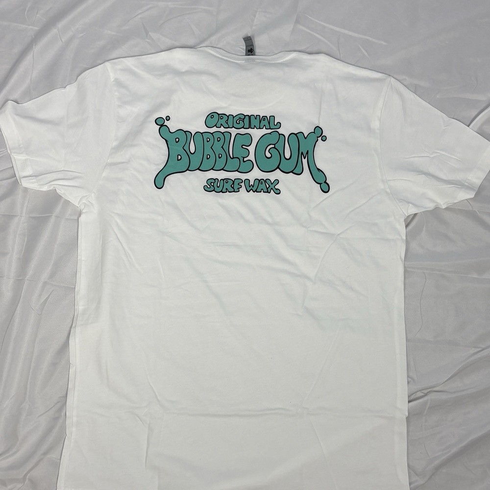 Bubble Gum Surf Wax Foam Logo Size Large New without Tags Surf T-Shirt