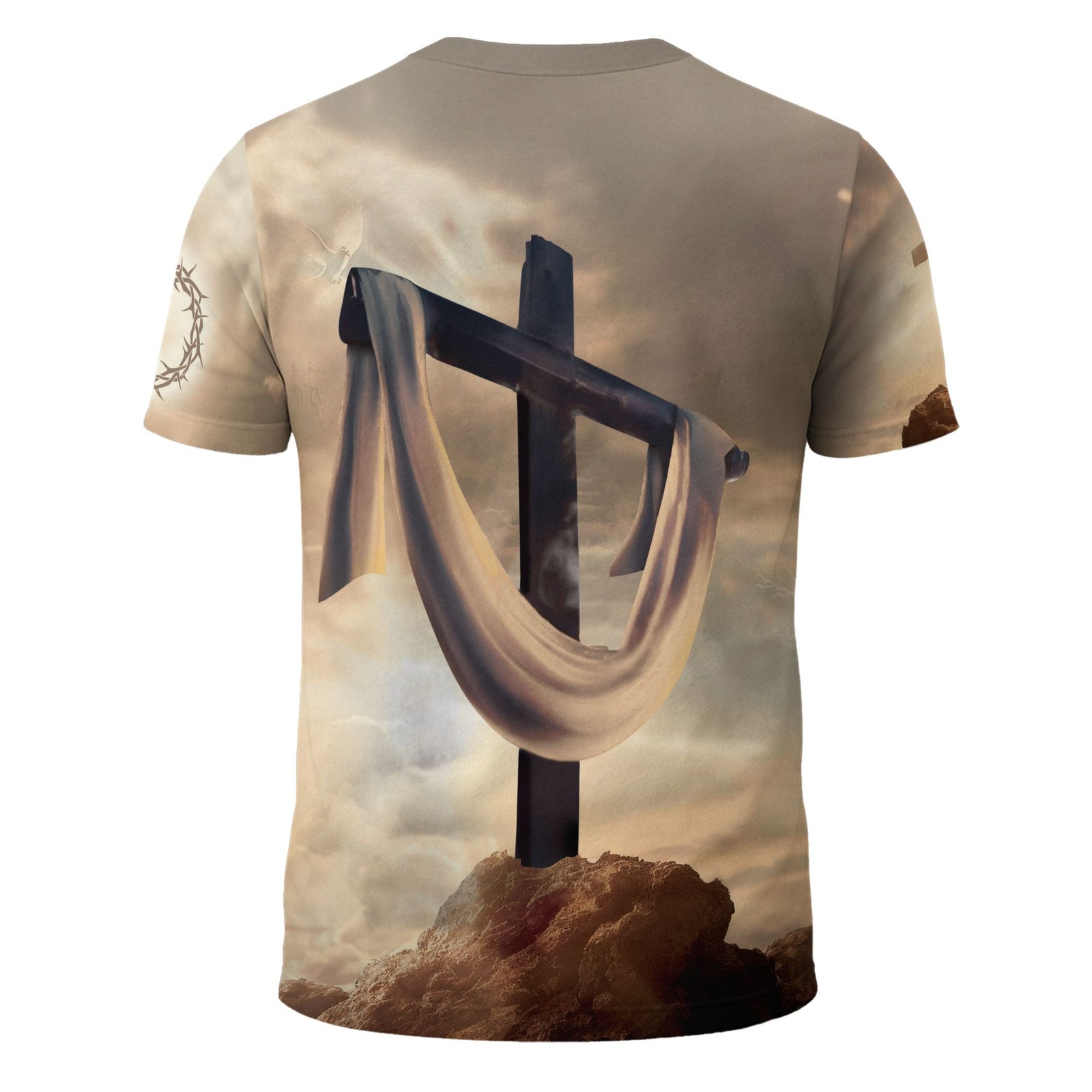 Lion Cross Resurrection Christian T-Shirt, Jesus Christ Tee, Full Size S-5XL gallery