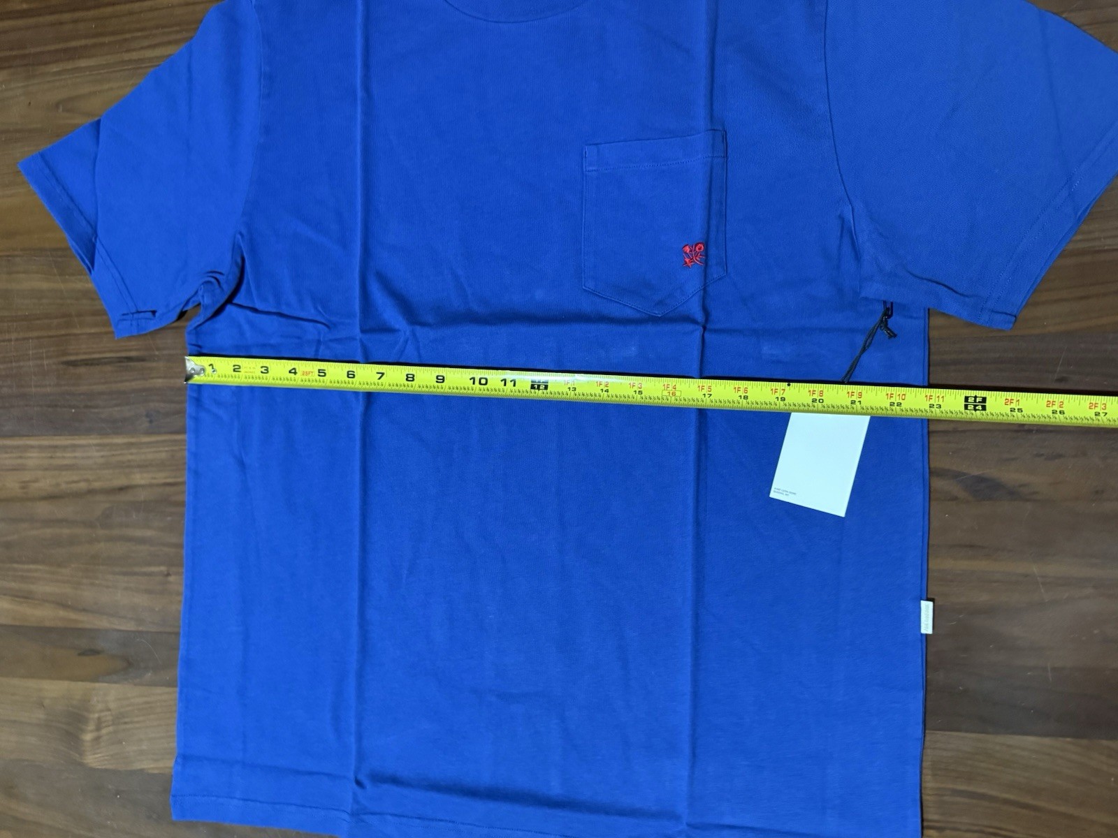 Aime Leon Dore ALD Monogram Pocket Tee Cotton T-Shirt Size XL “Blue Quartz” gallery