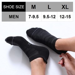 CelerSport 6 Pack Men’s Running Ankle Socks with Cushion, Low Cut No Show Ath…