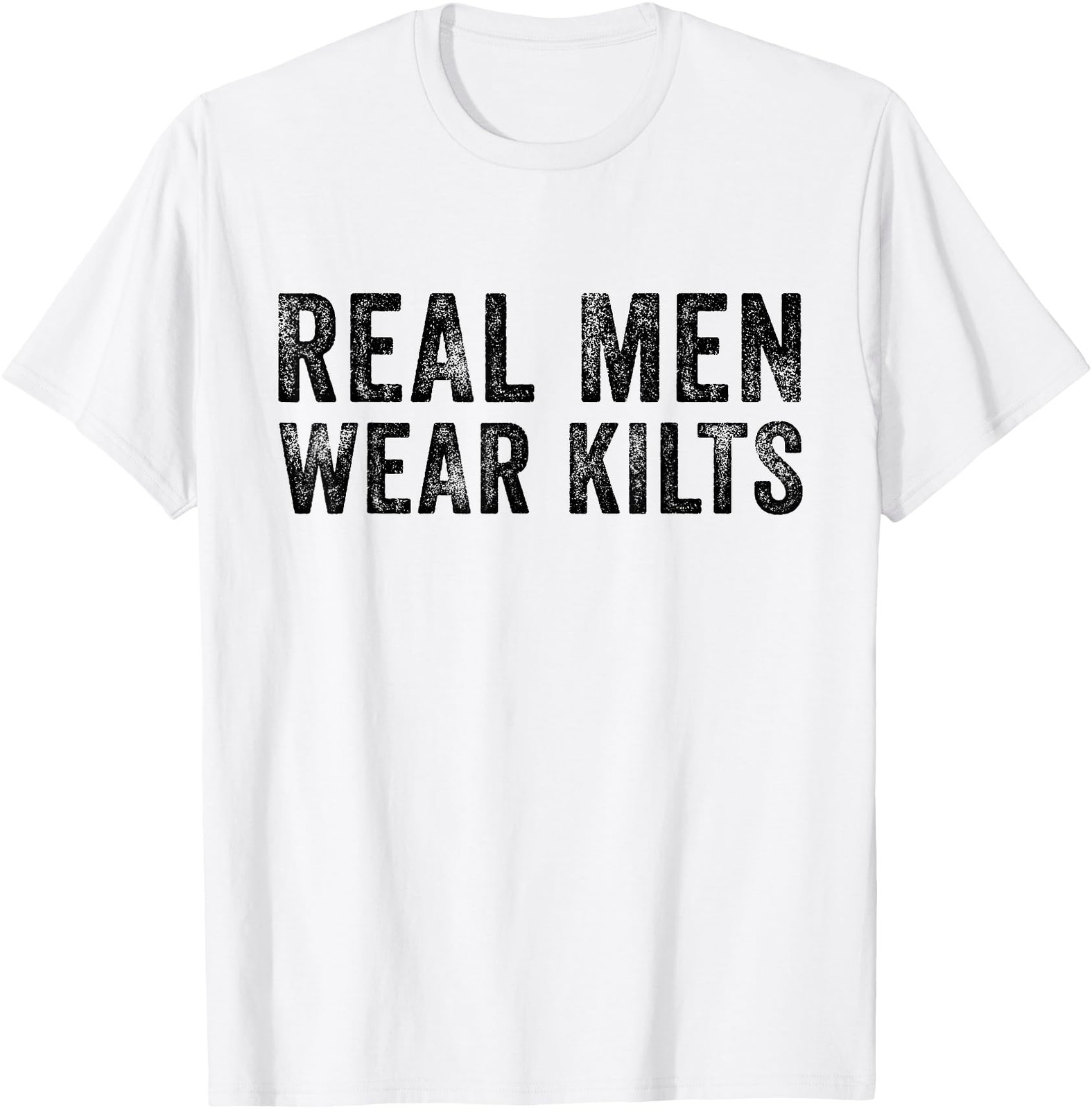 Real Men Wear Kilts Scottish Irish Kilt Humor Funny Vintage T-Shirt gallery