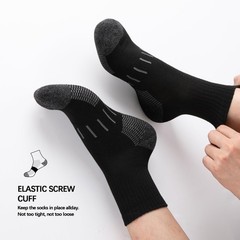 Men’s Ankle Athletic Socks Quarter Cushion Moisture Wicking Running Sports Wo…