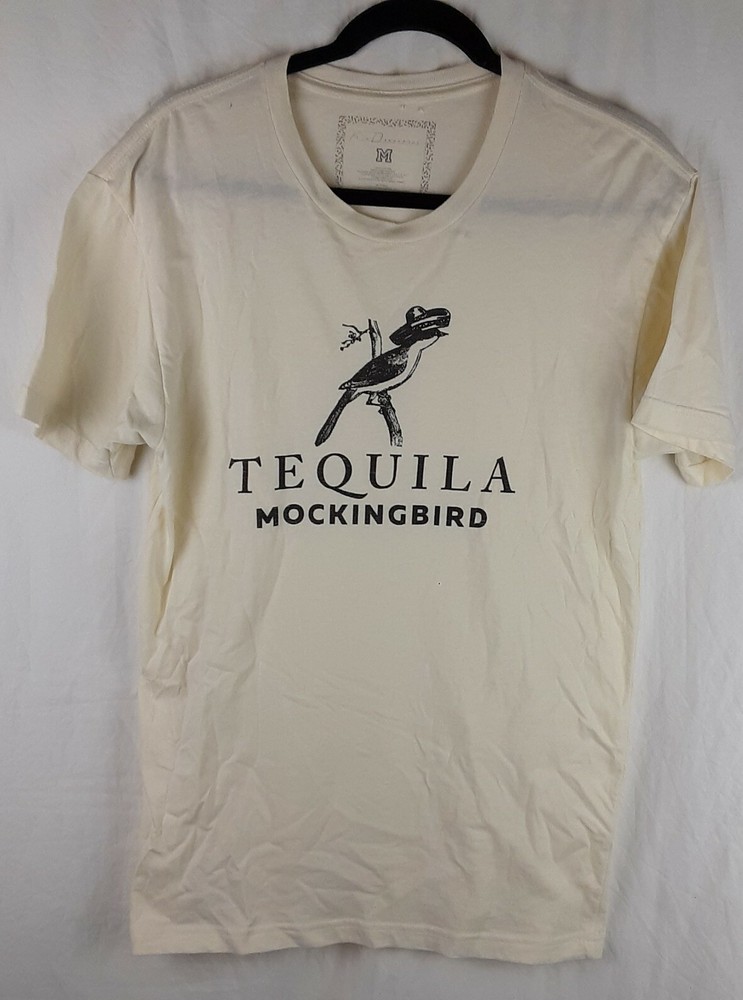 Tequila Mockingbird Cream Shirt Womens Blouse Top Size M Kid Dangerous