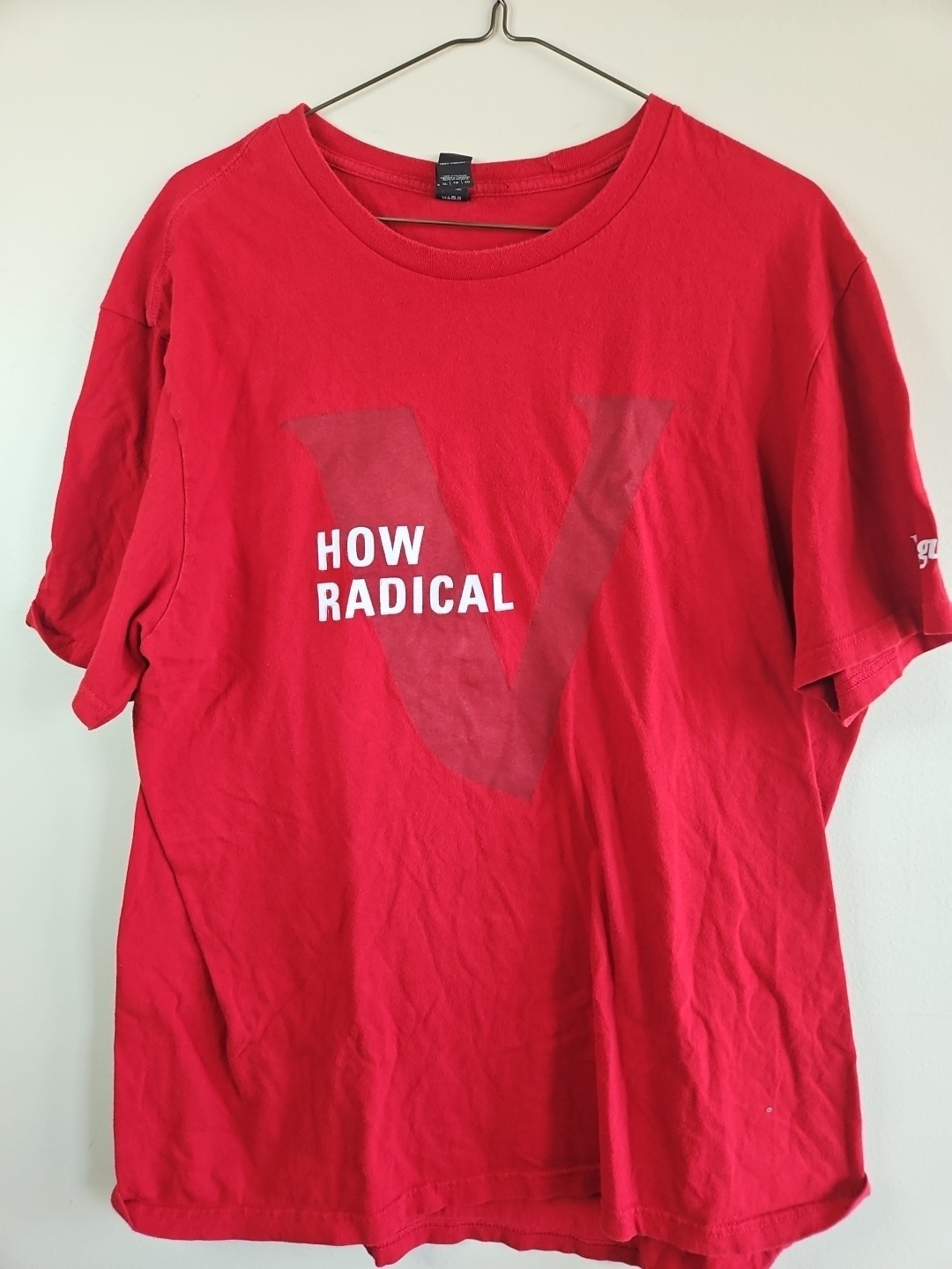 Vanguard "How Radical" T-Shirt, Investing/Finance, Red, Men's XL gallery