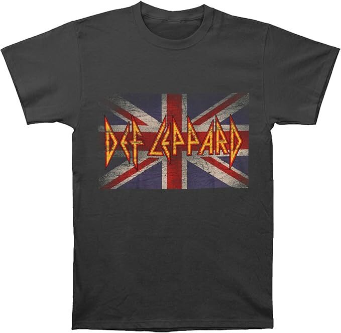 Def Leppard T-shirt – Def Leppard Union Jack / Pyromania – New Official