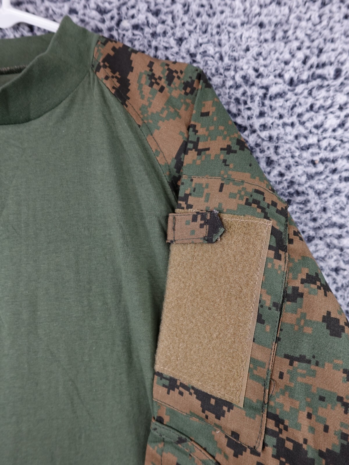 Men's Tactical Quarter Zip Airsoft Combat Shirt 1/4 Zip Active Paintball Shirt S gallery