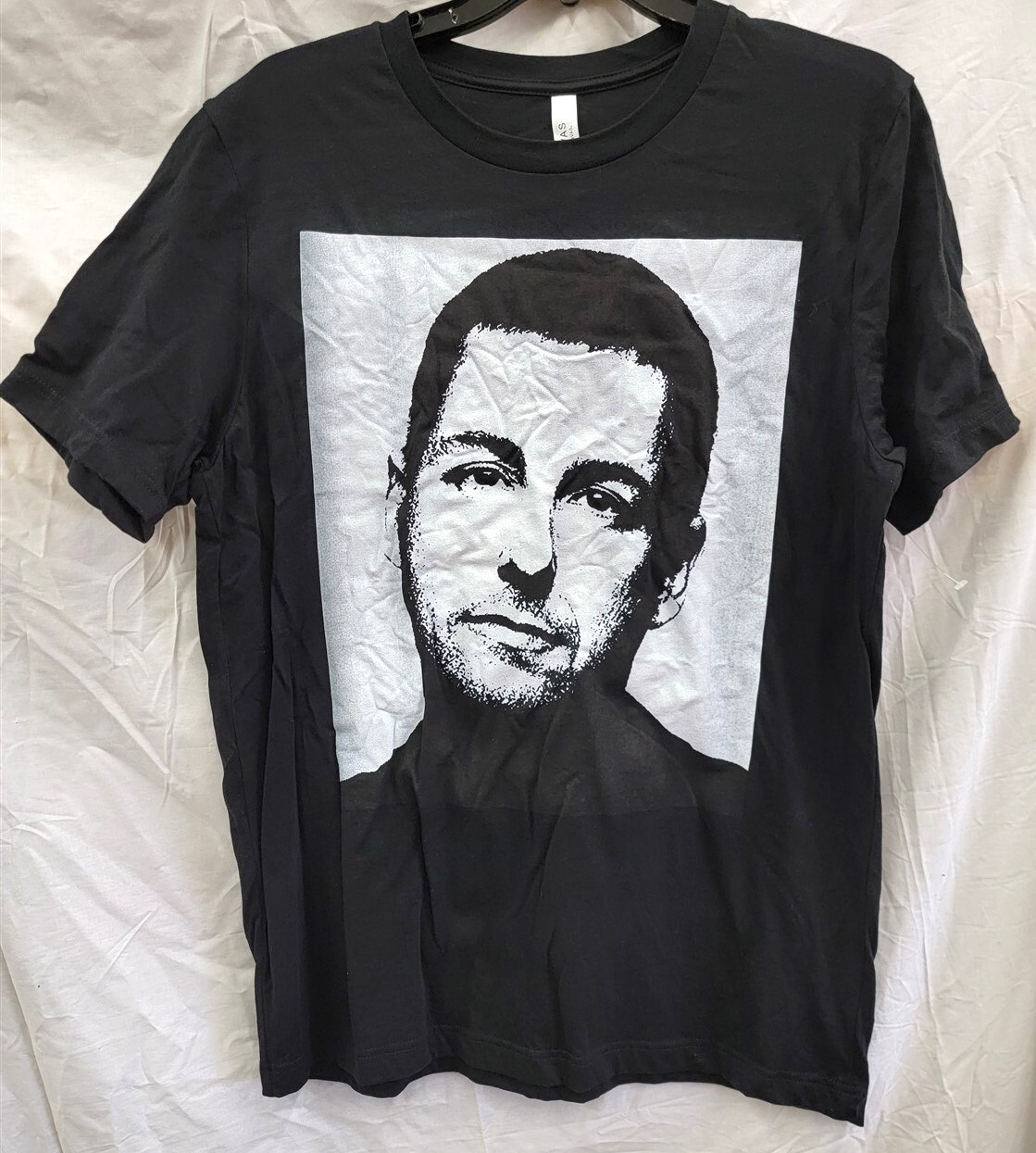 NEW Adam Sandler Headshot Black & White Photo T-Shirt LG Bella + Canvas gallery