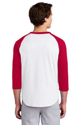Sport-Tek T200 Mens Raglan Sleeve Colorblock Cotton Sports Jersey T-Shirt gallery