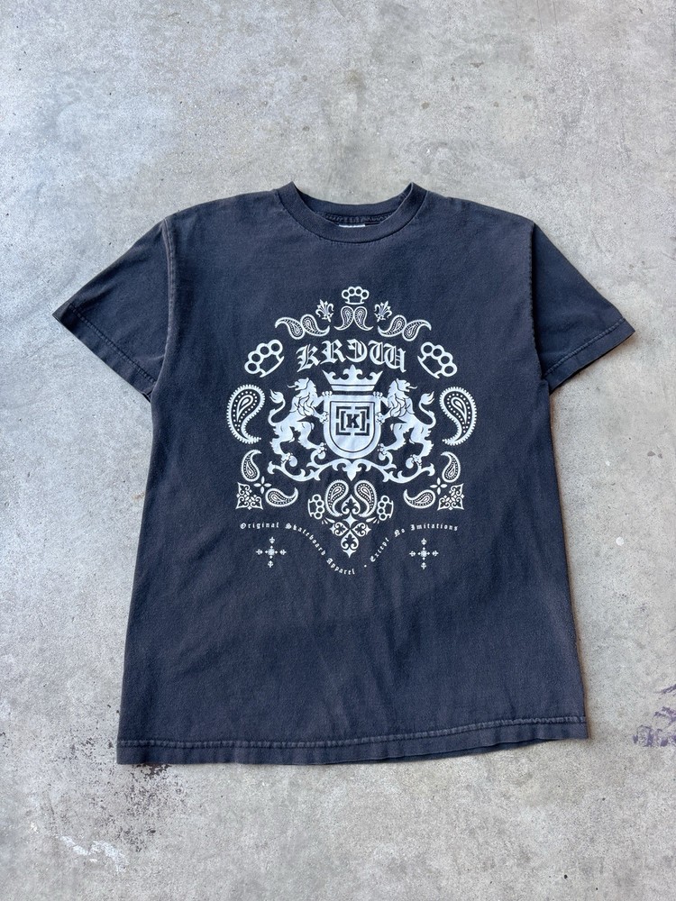 VTG KR3W Y2K Krew Skateboarding Except No Imitations Skater Surfer T-Shirt M