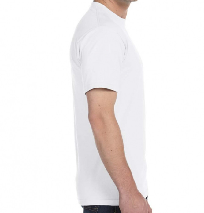 Hanes 2135Z0 T-Shirt for Men, Size M - White gallery
