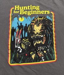 Predator Hunting For Beginners Shirt Mens Large Movie Tee Gray 20th Century Fox