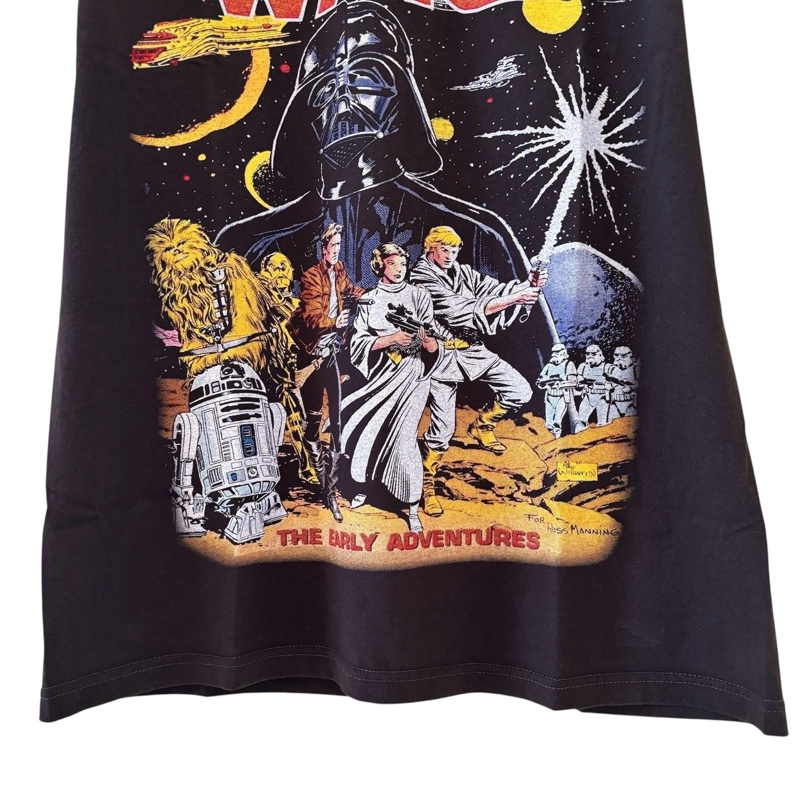 Vintage Star Wars Classic Rebels Darth Vader Modern T-Shirt REPRINT Size Large gallery