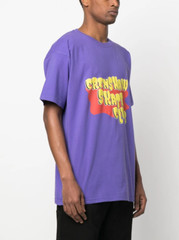 CRENSHAW SKATE CLUB x Browns Stack Purple T-shirt Size: M – NWT