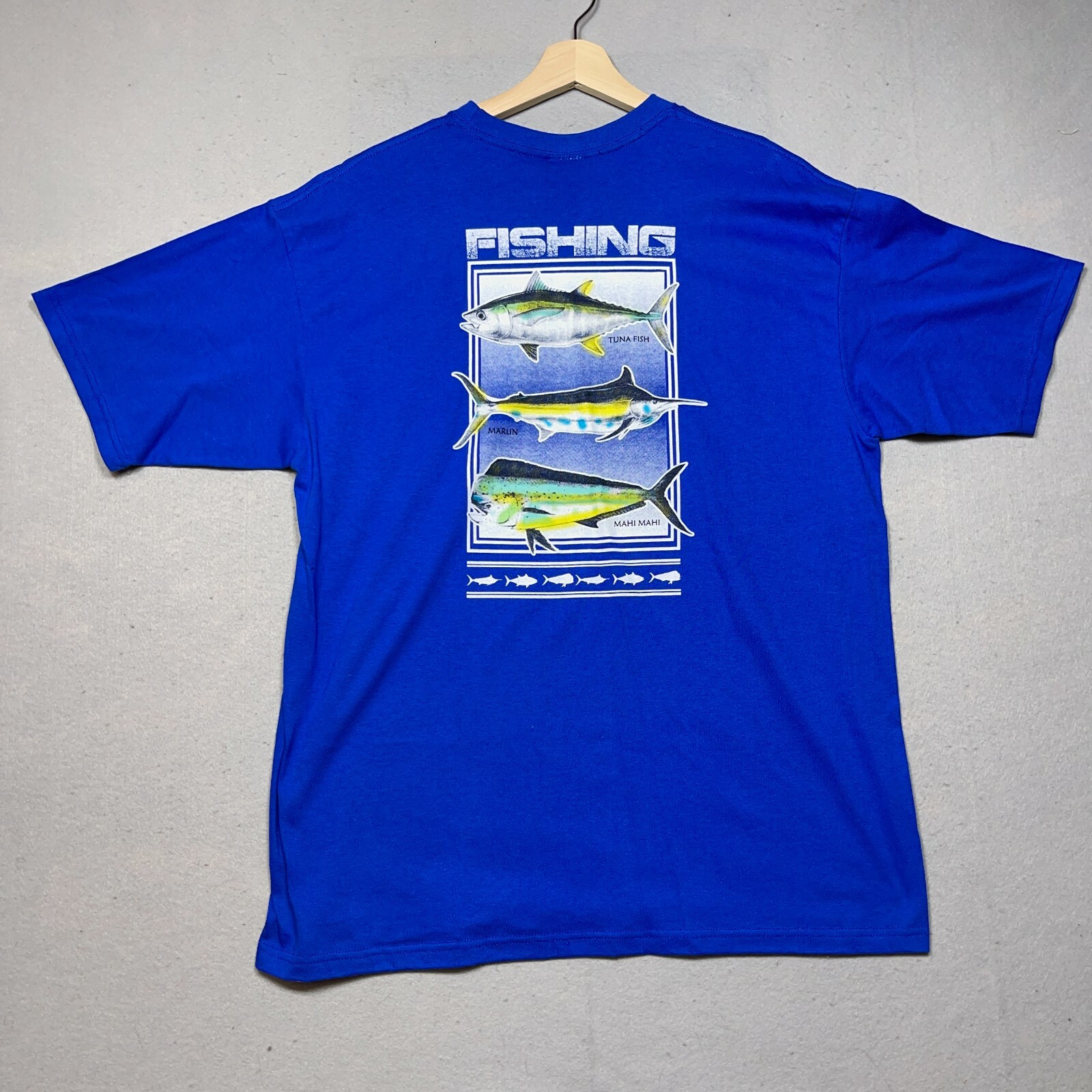 Vintage Yacht Club Shirt Men XL Blue Cozumel Mexico FISHING NWOT gallery