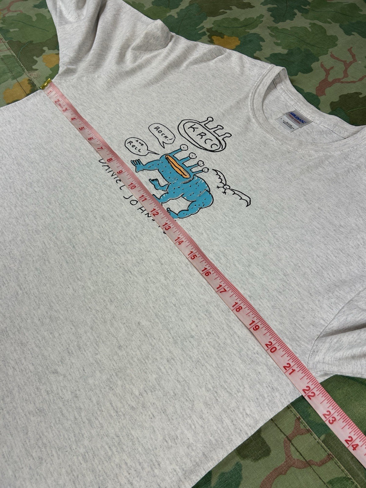Vintage Daniel Johnston Shirt 00s Sz Large Long Sleeve KRCC Indie Lo-Fi Folk gallery