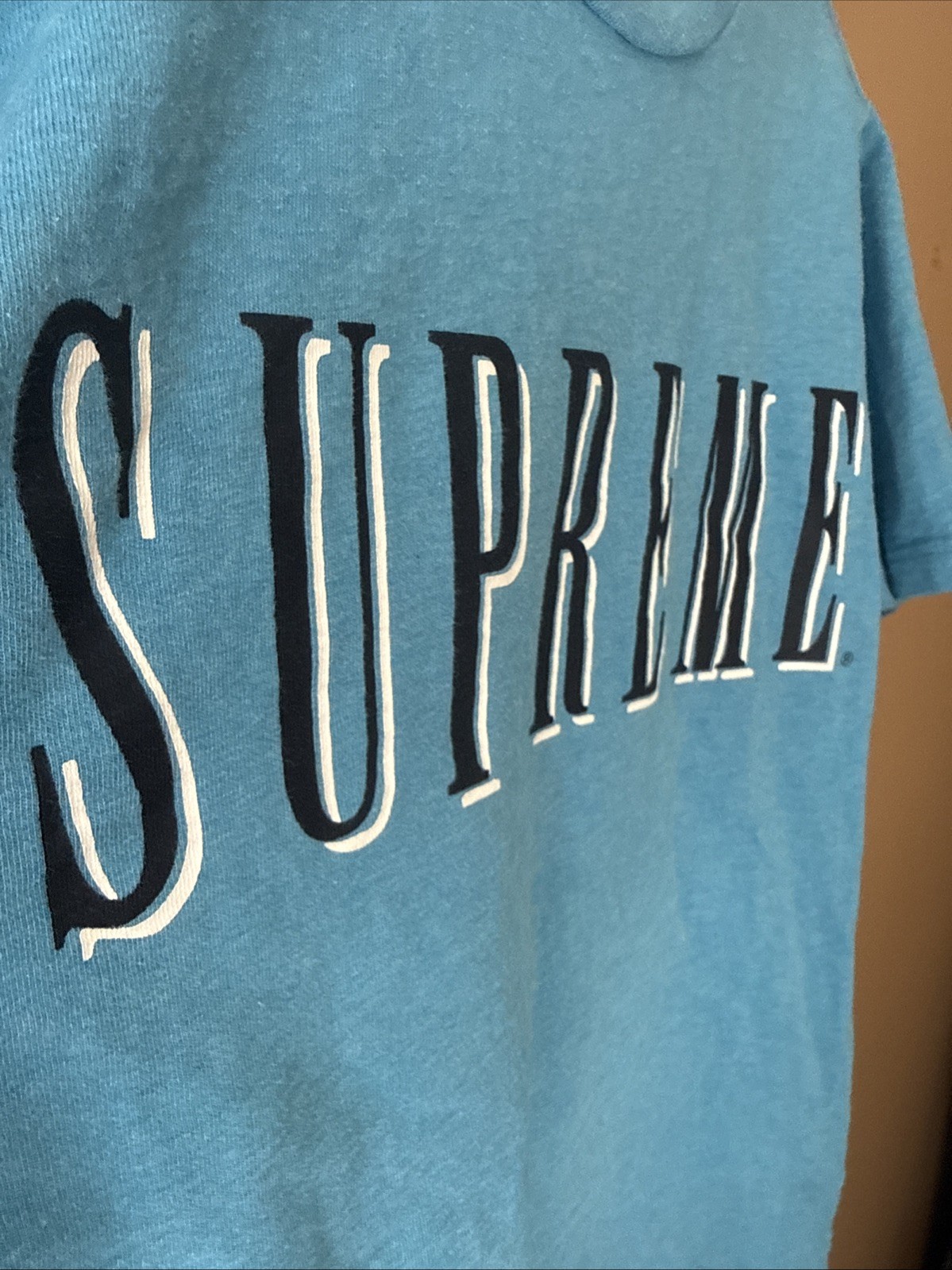 Supreme Ss16 Heather Cyan Sports Tee Medium With Receipt gallery
