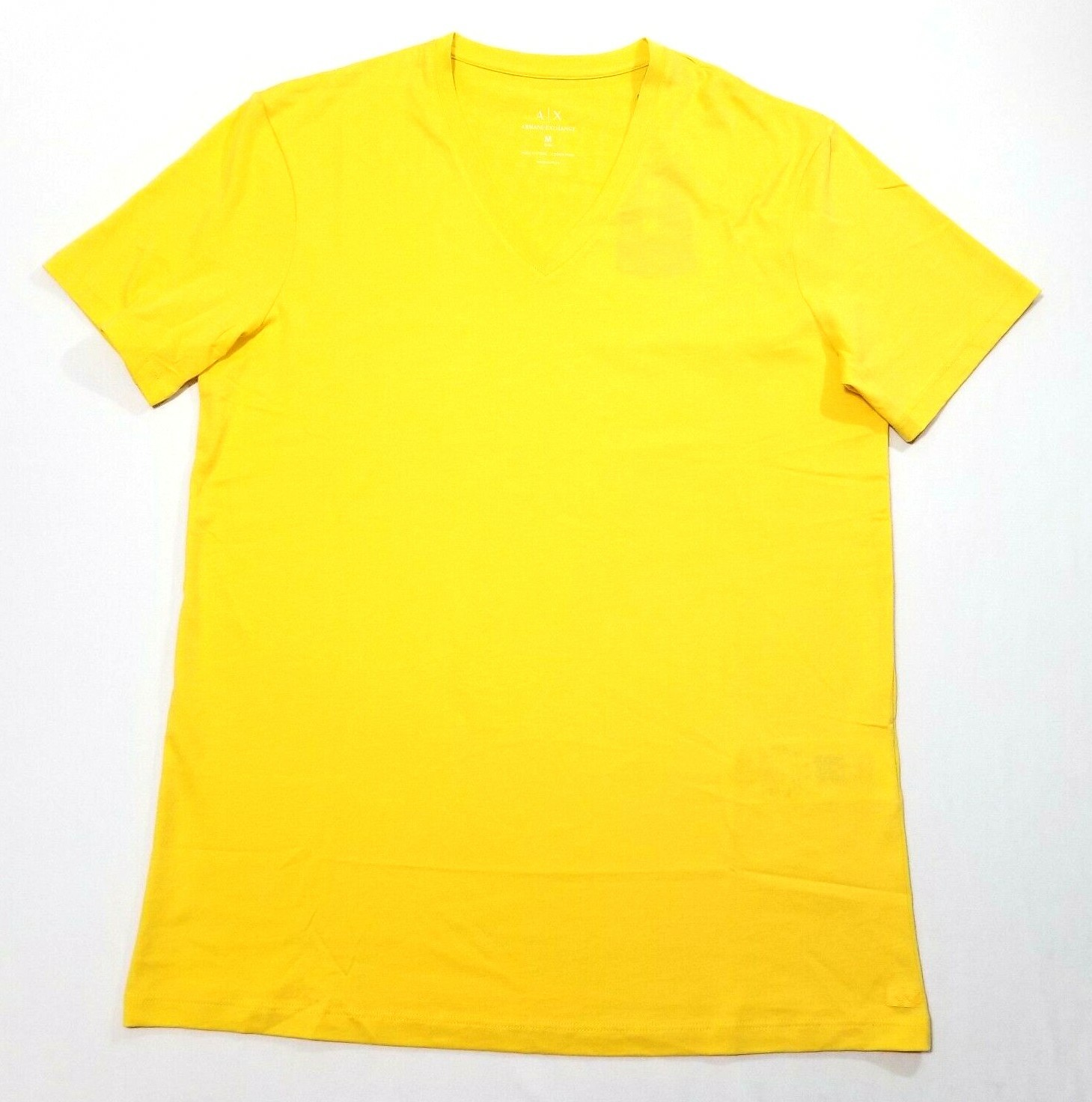 Armani Exchange Men's T-shirt Short-Sleeve V-neck Slim Fit Pima Cotton Tee gallery