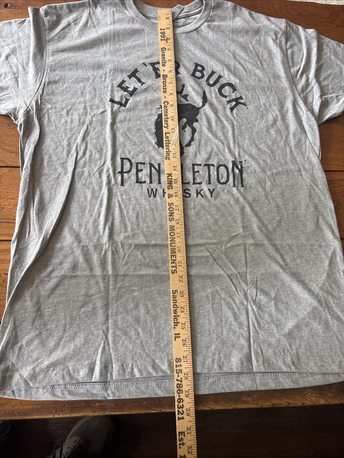 Pendleton Whisky Let'er Buck T Shirt Adult XL Rodeo Cowboy NEW gallery