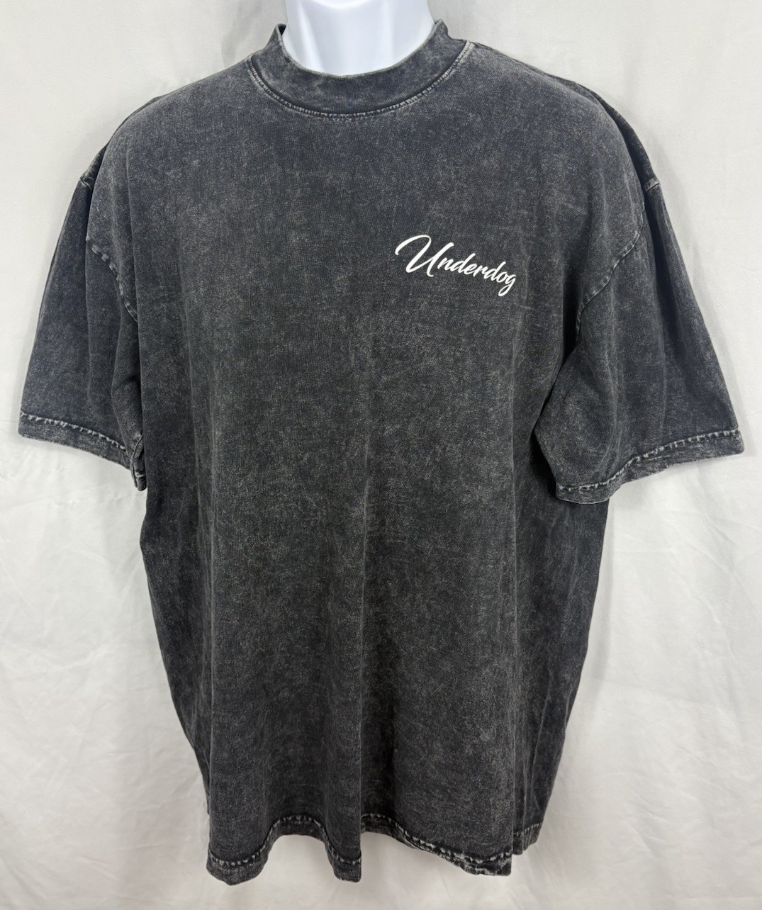 Under Dog Jason Kelce Black Acid Wash T-Shirt Men’s Size XL Excellent gallery
