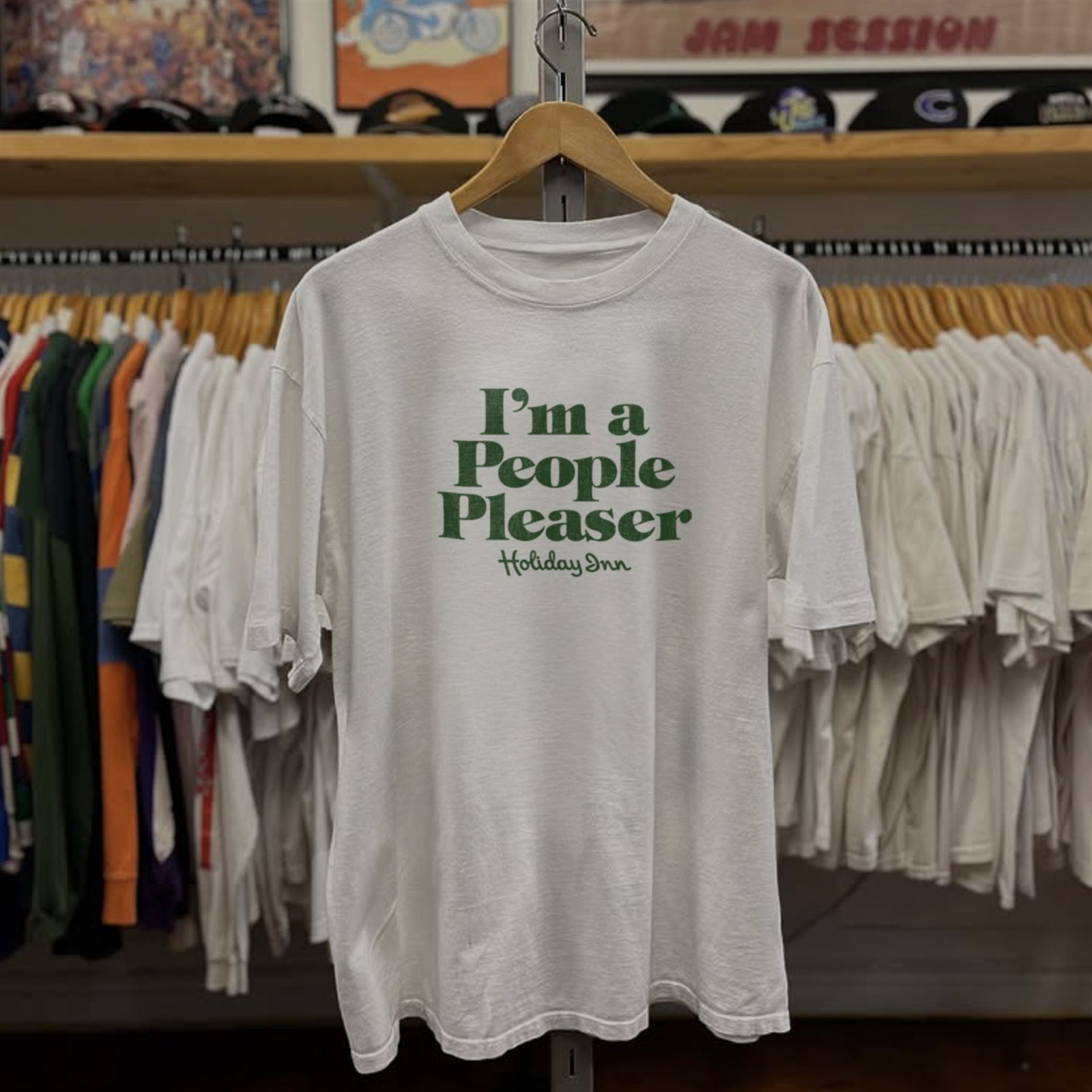 90s People Pleaser Holiday Inn Classic T-Shirt White XL gallery