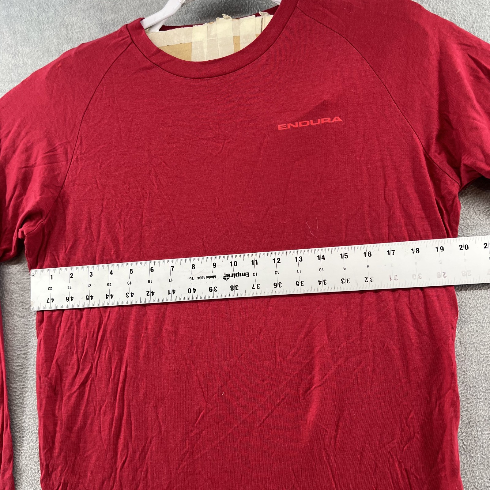 Endura Baabaa Merino Wool Blend Shirt Large Red Pullover Base Layer Cycling NWT gallery