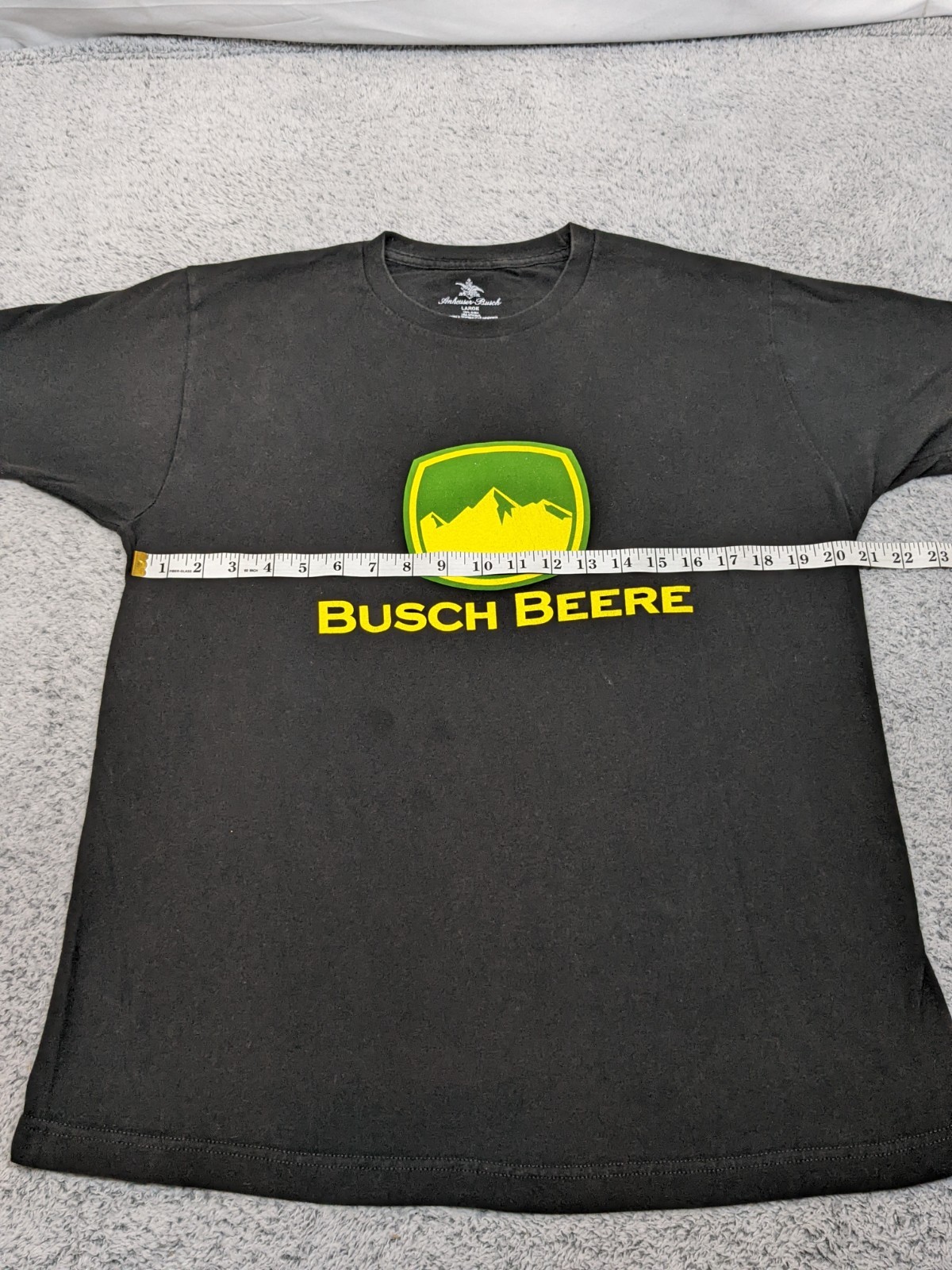 Busch Beere John Deere Parody T-Shirt Size Large Anheuser-Busch Beer Graphic USA gallery