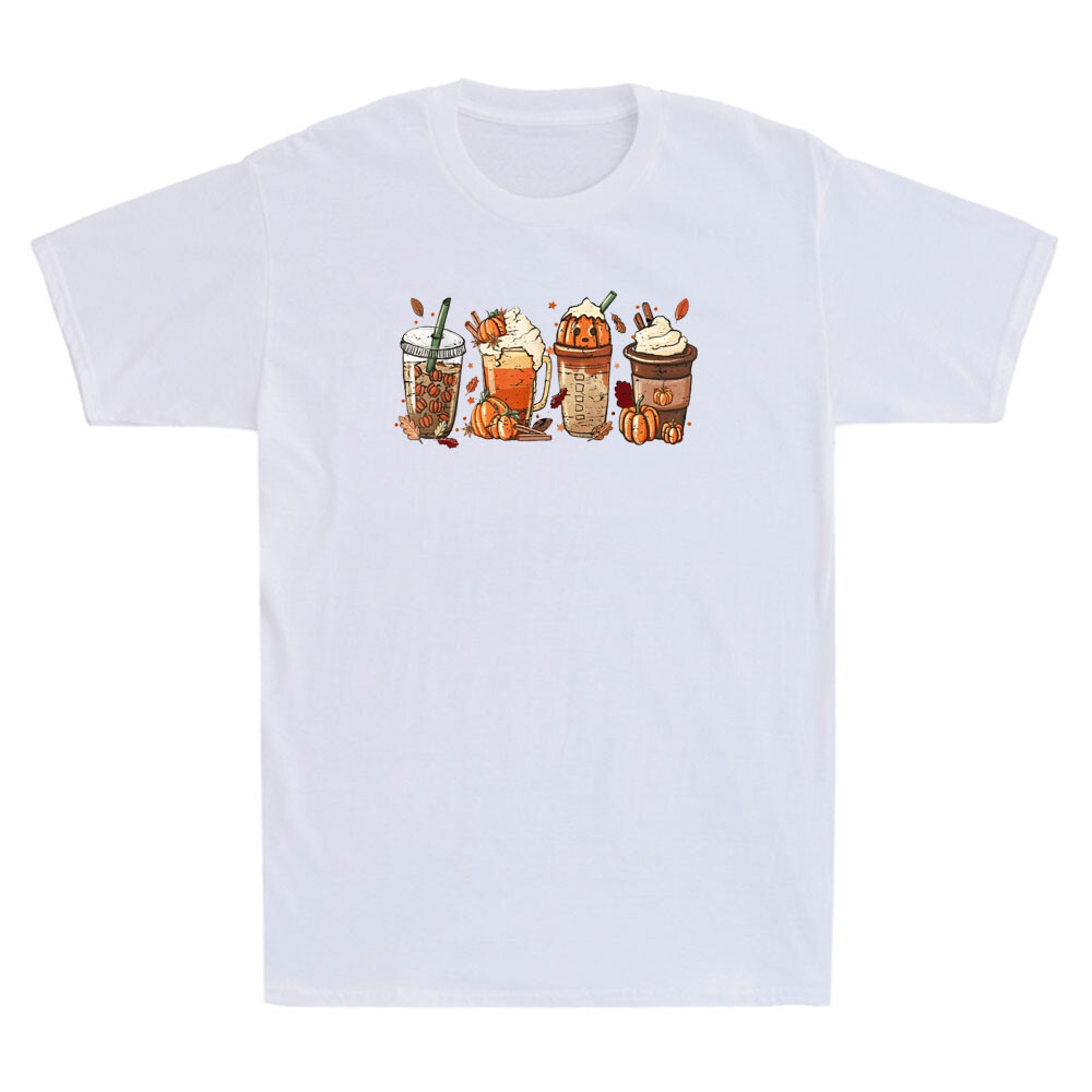 Pumpkin Spice Coffee Latte Fall Autumn Season Hello Fall Vintage Men’s T-Shirt