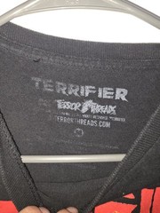Terror Threads Terrifier T-Shirt Men’s Size M Black Art The Clown Graphic Horror