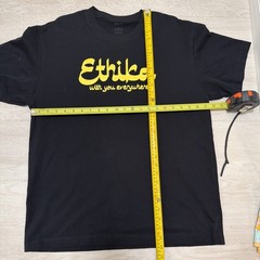 ETHIKA Graphic Shirt With You Everywhere Size Large Black