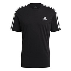 ADIDAS Men’s Essentials 3-Stripes Tee Black / White