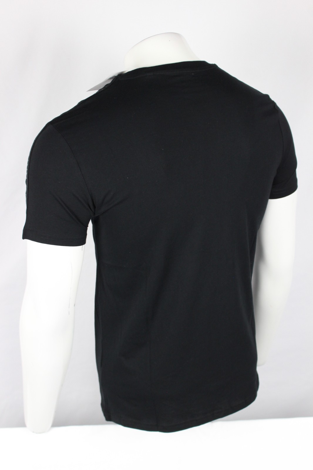 Guess Jeans Men's Paxx Ian Tape Crew T Shirt Short Sleeve M Medium Black *Hole gallery