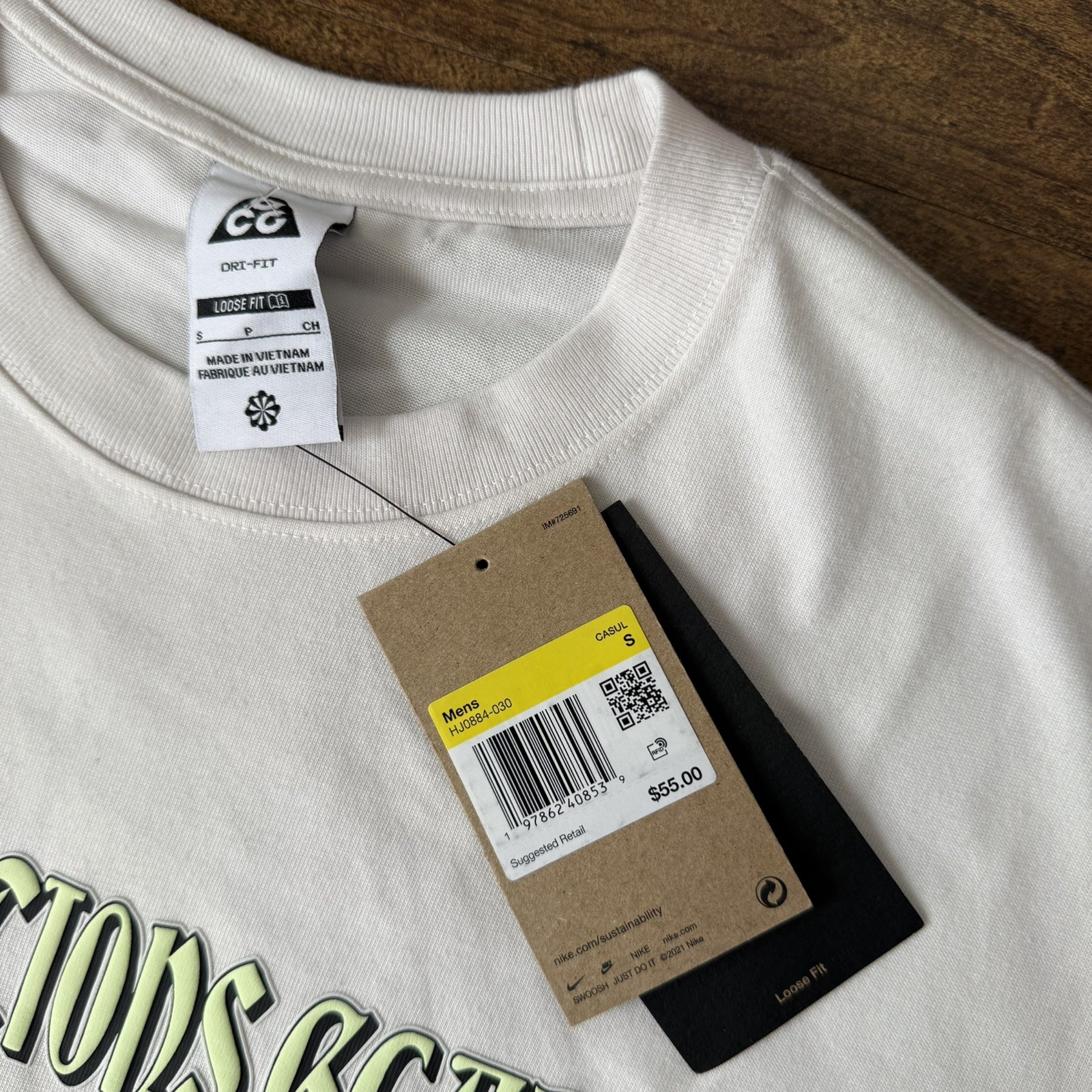 NIKE ACG DRI-FIT IGUANA DRI-FIT PHANTOM T-SHIRT TSHIRT TEE HJ0884-030 Small gallery