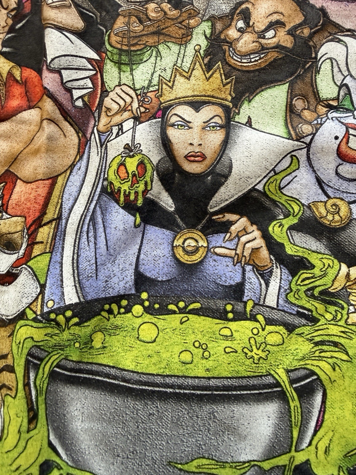Disney Villains Graphic T Shirt XL Evil Queen Ursula Scar Maleficent Tee gallery