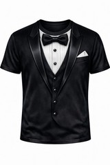 Digital Remains Tuxedo Shirts