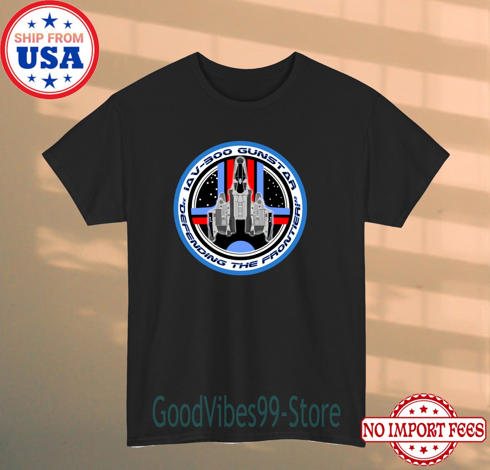 The Last Starfighter Gunshoot Men’s Black Size S-5XL