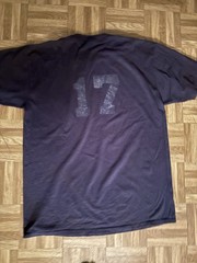 Nutmeg Mills Babe Ruth MLB Graphic Print Cotton Crew Neck Knit T-Shirt Blue L