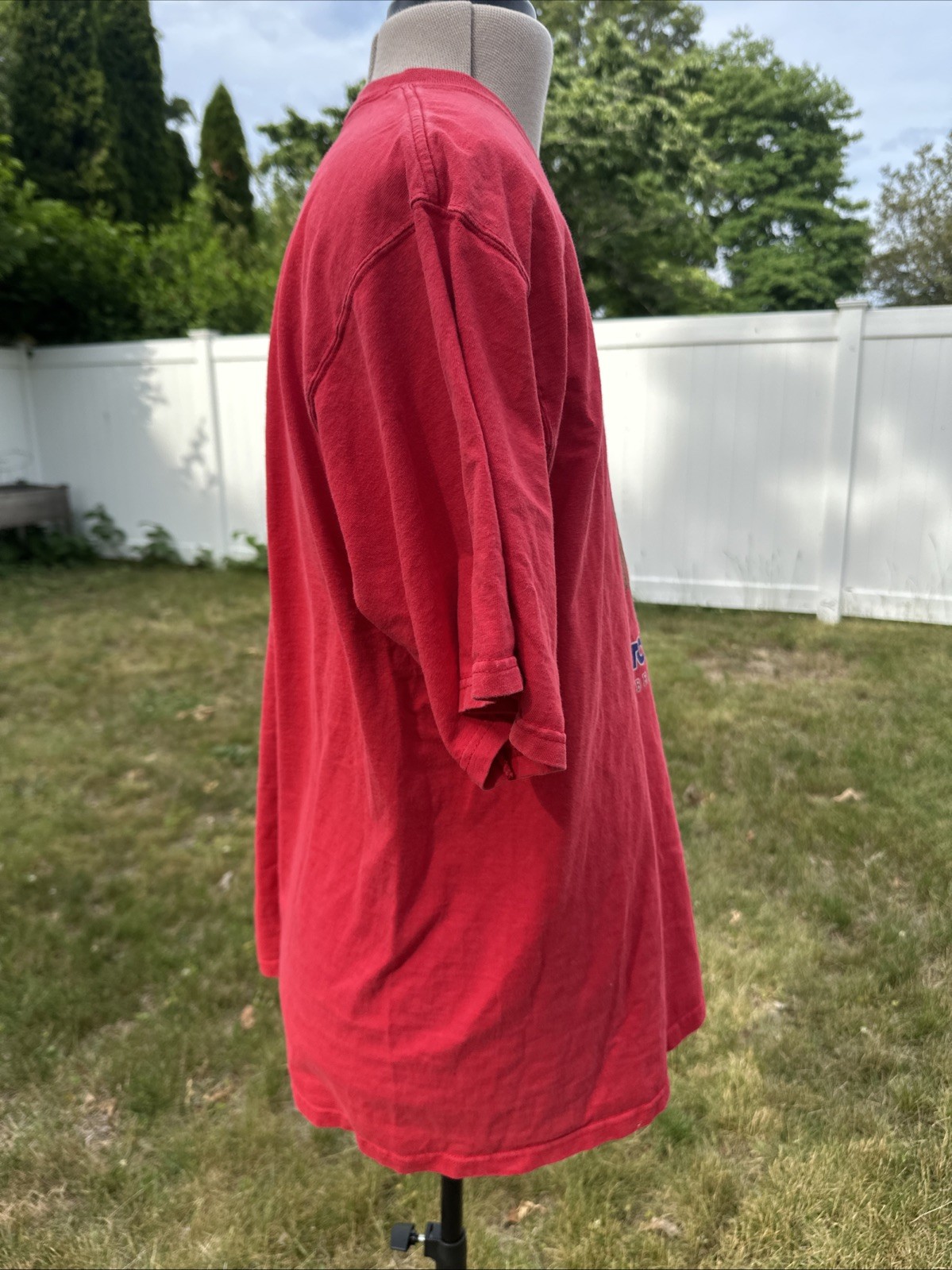 Vtg 90s Scooby Doo Iceberg History T- shirt Red 100% Cotton Made In Italy Large gallery