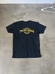 Pacific Stone black & yellow graphic t-shirt men’s sz L
