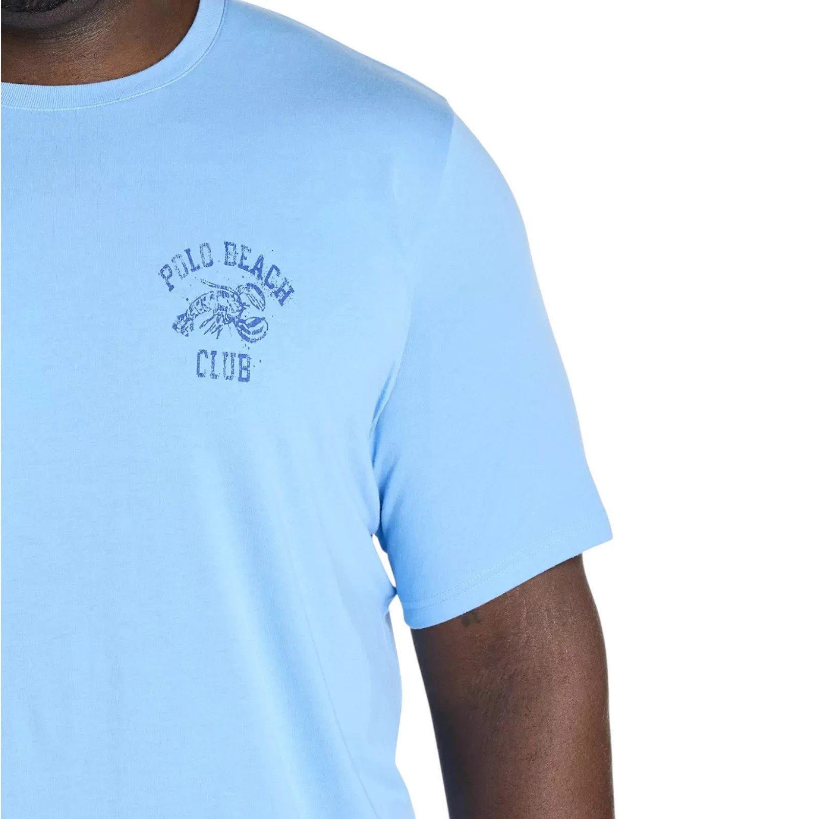 Polo Ralph Lauren Men's SZ S Beach Club Logo Lounge T Shirt Blue gallery