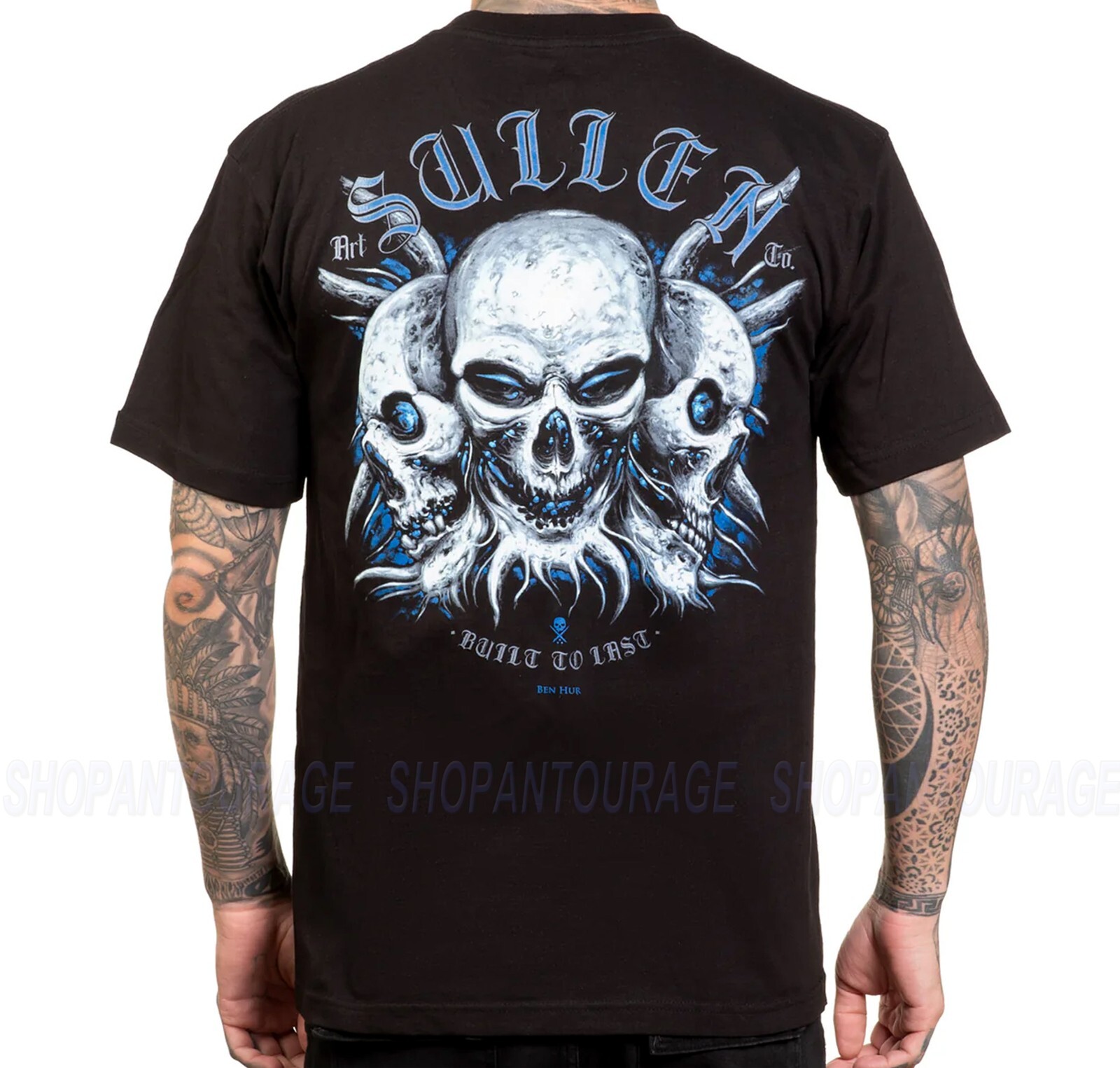Sullen Art Collective Hur Skulls Standard Fit SCM6910 Short Sleeve Men`s T-shirt gallery
