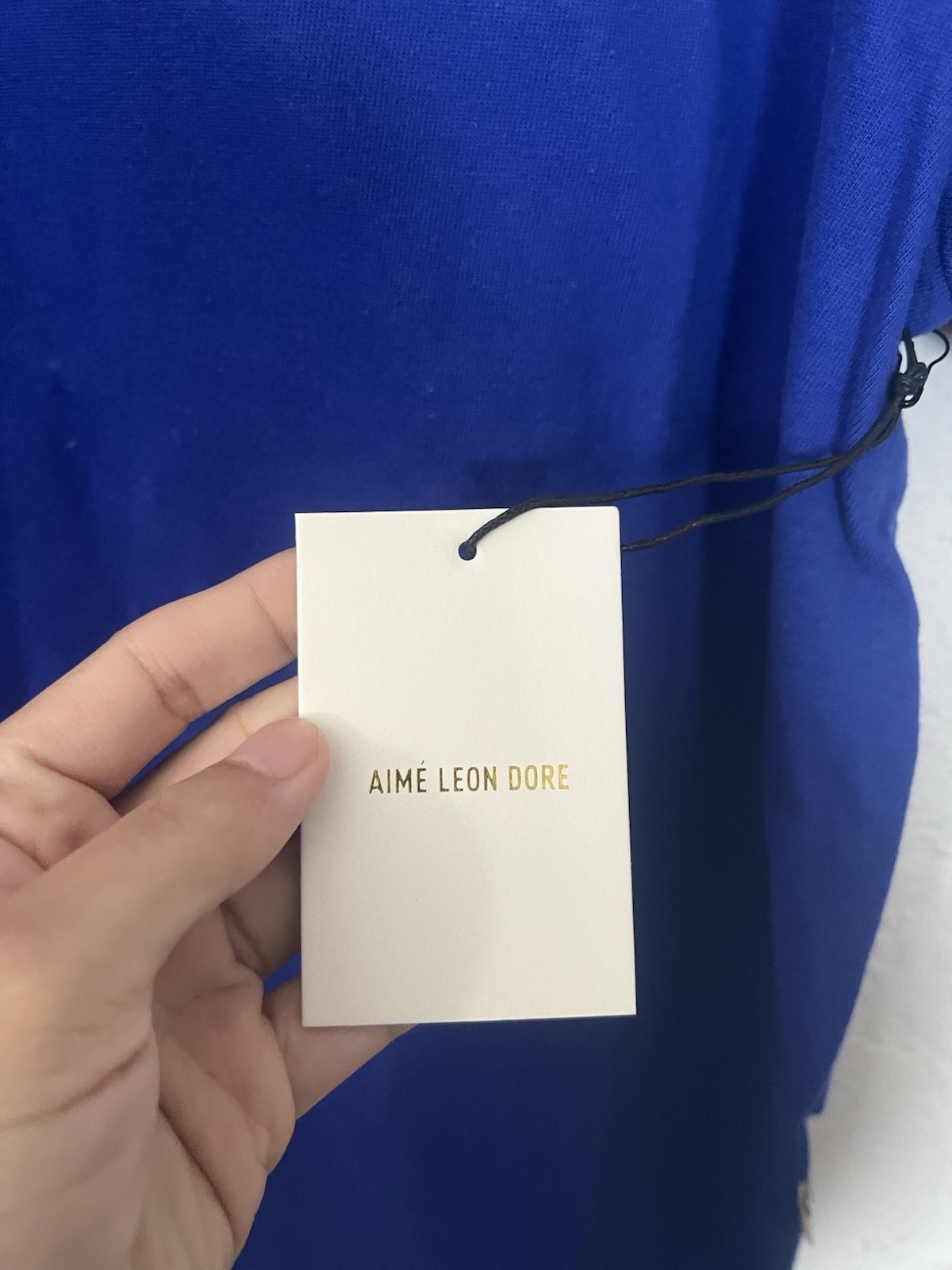 Aime Leon Dore ALD Unisphere Tee T-shirt Short Sleeve Blue Bluing Size M Medium gallery