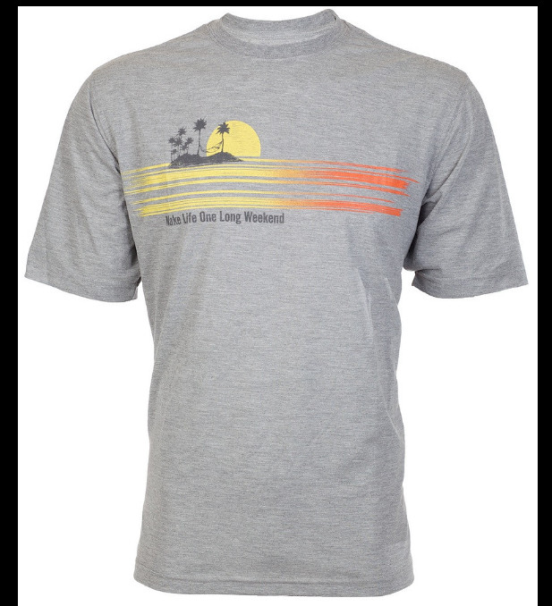 $45 TOMMY BAHAMA Heather Grey LONG WEEKEND Relaxed Fit Short Sleeve T-shirt NWT gallery