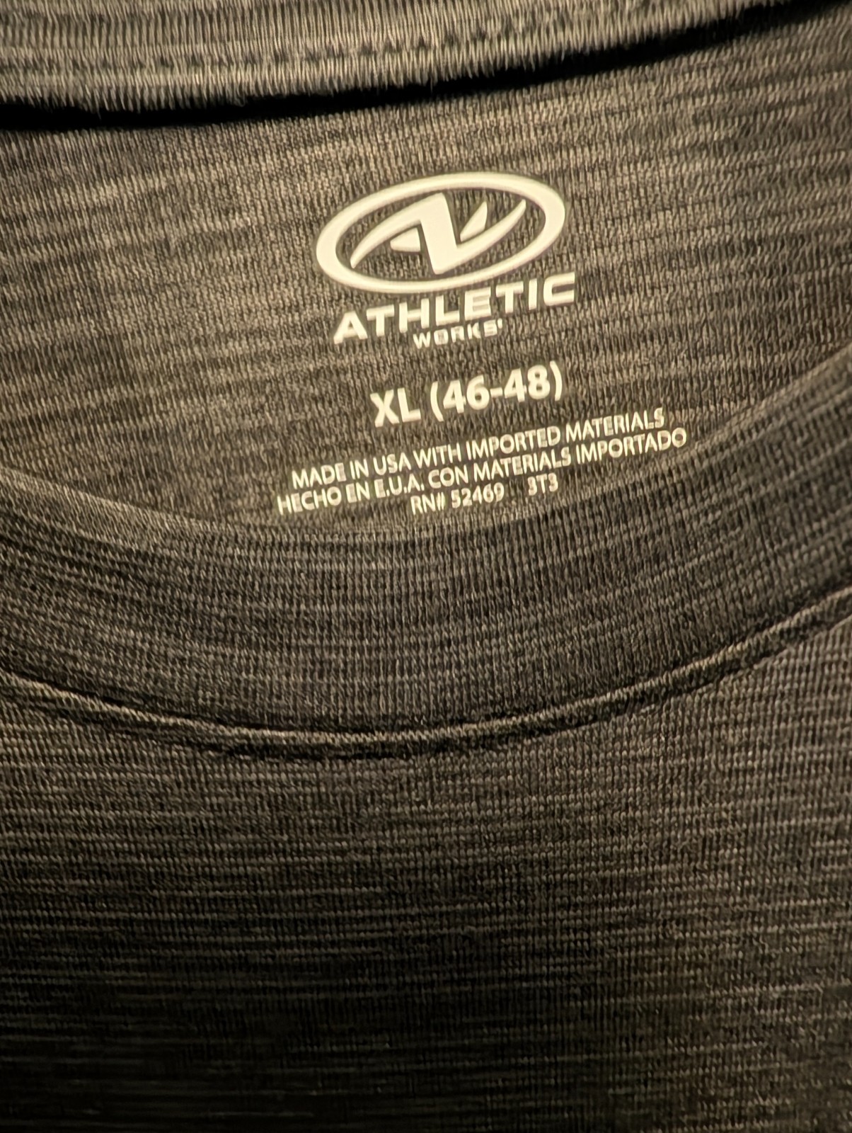 Athletic Works Driworks Quick Dry Tee Shirt Mens XL Short Sleeve Black NWT gallery