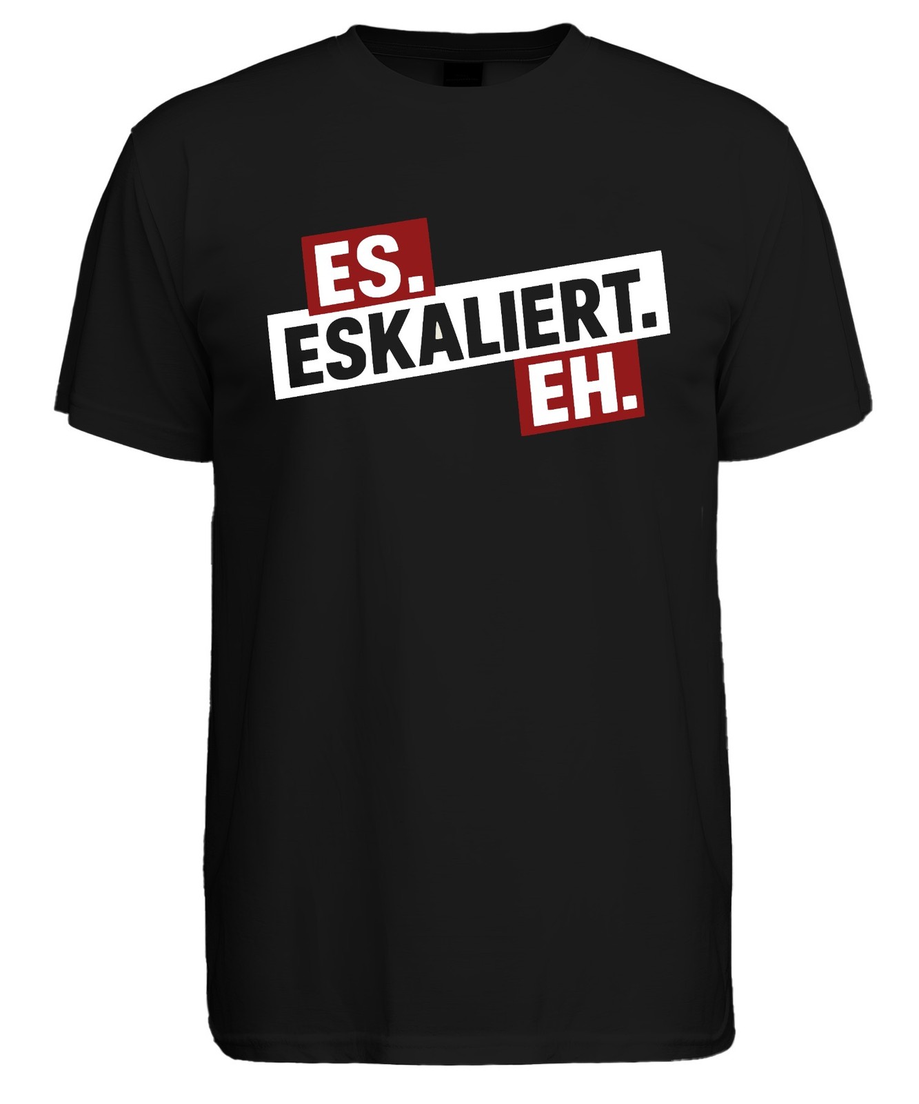 It escalates eh saying party carnival JGA funny beer after work men's T-shirt gallery