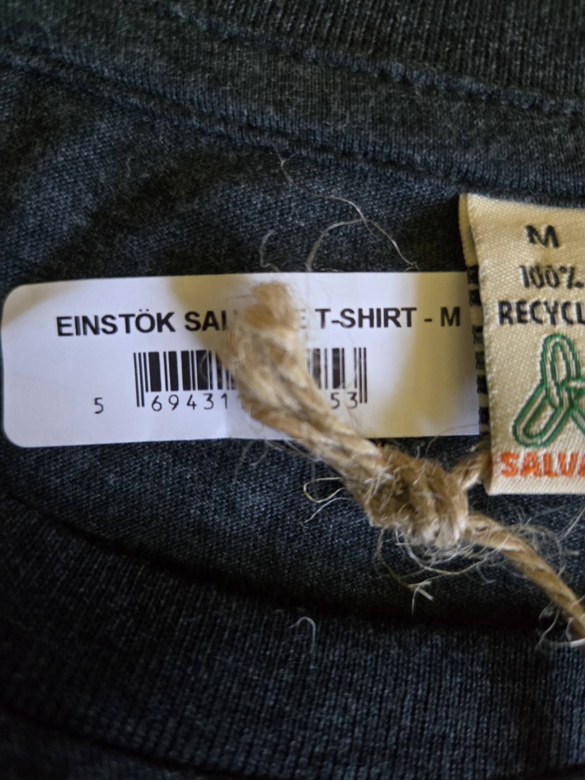 New Einstok Olgerd Mens Viking 100% Recycled Gray Salvage Size M gallery