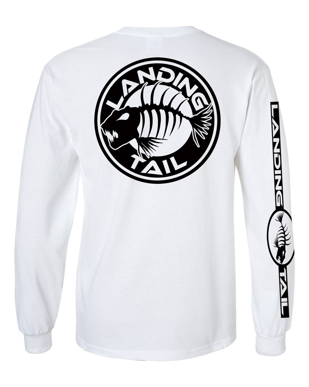 Landing Tail t shirt long sleeve men’s saltwater fishing Nautical ocean