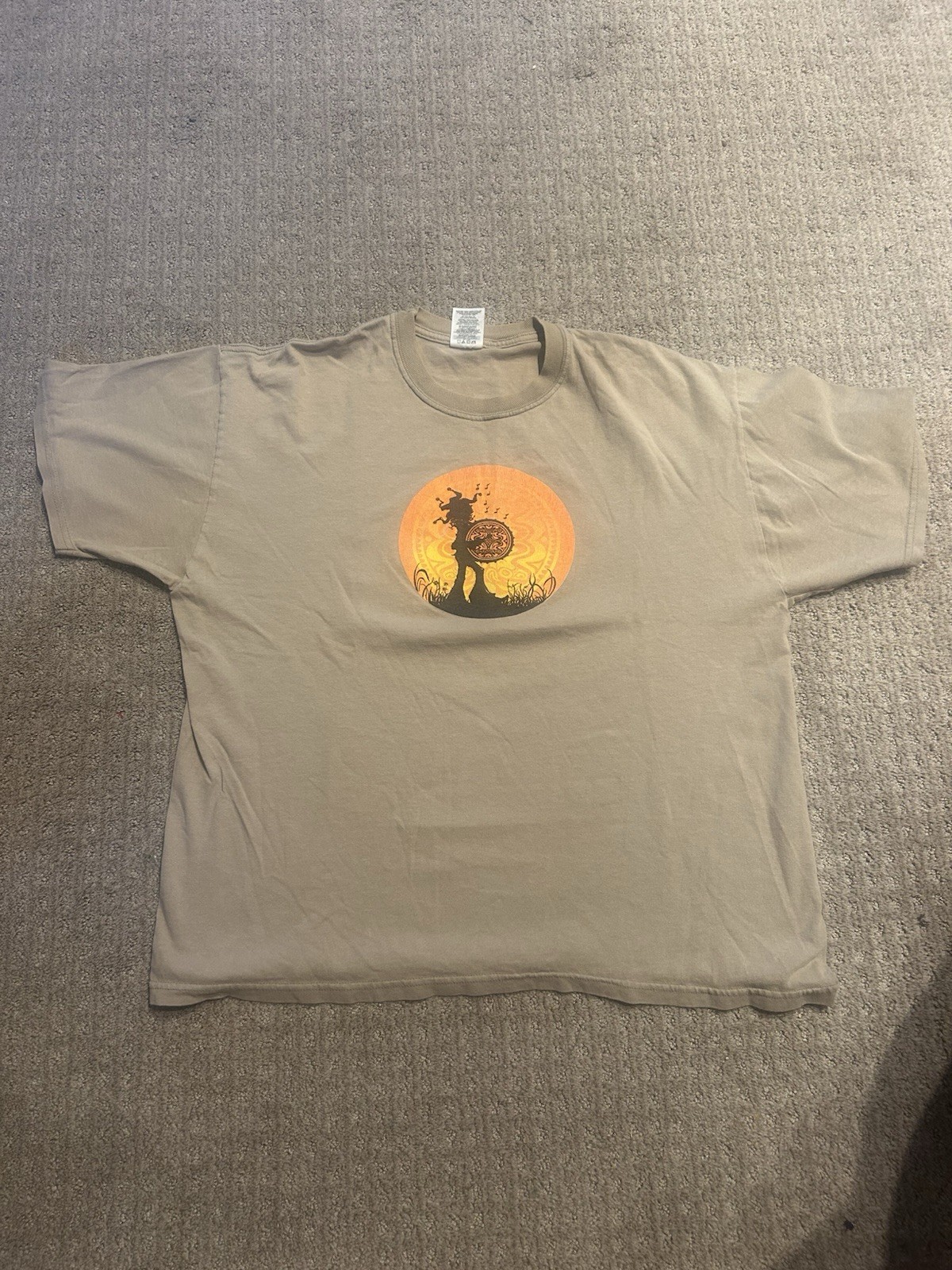 Vintage Govt Mule T-shirt Size XL Tour Jam Band 2005 Caravan Tour Art Music gallery
