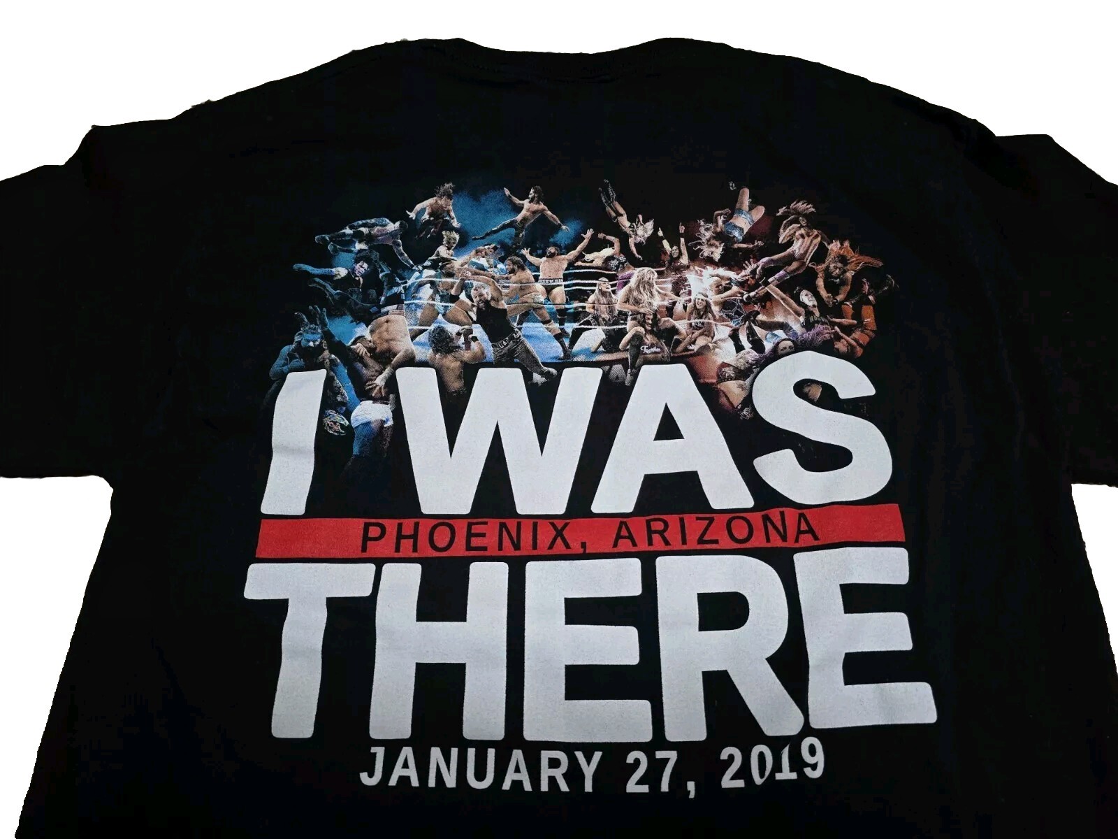 WWE Royal Rumble Wrestling 2019 “I Was There” T-Shirt Mens Sz Medium Black gallery